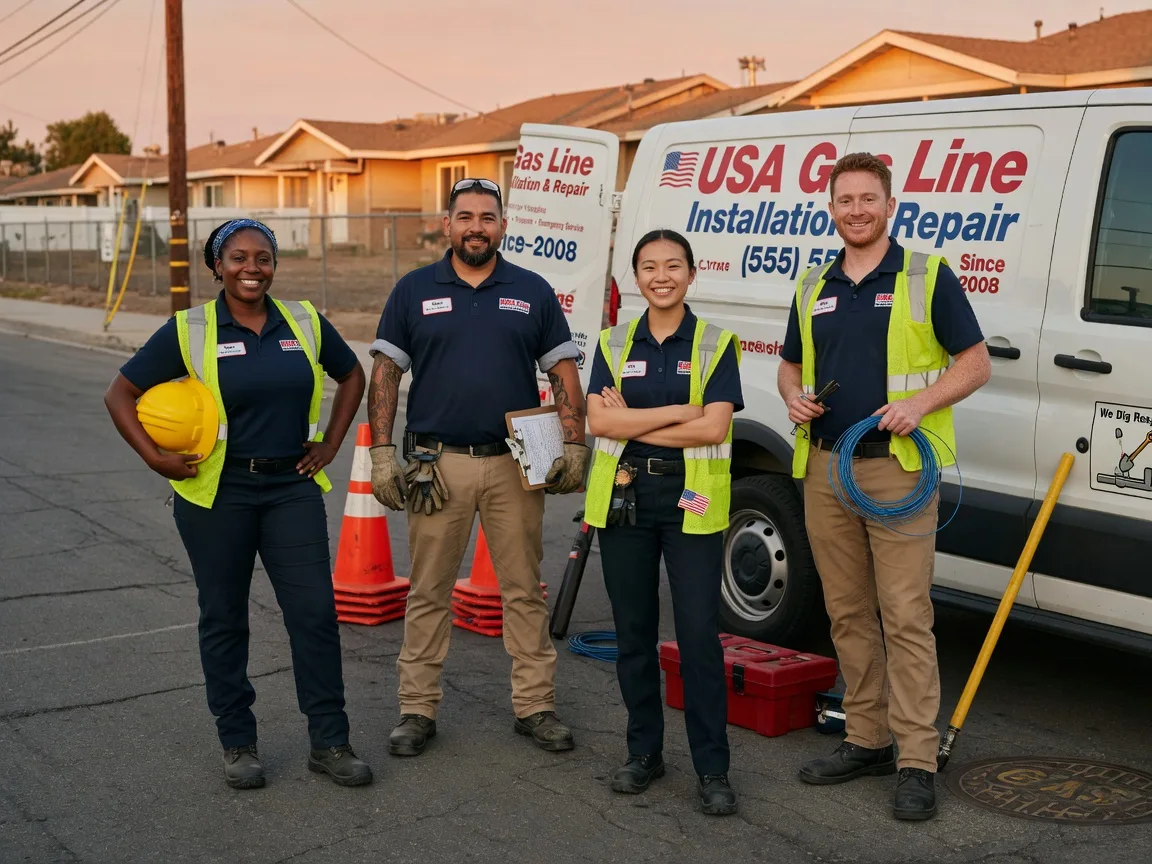Gas Line Installation company in Sargeant, MN